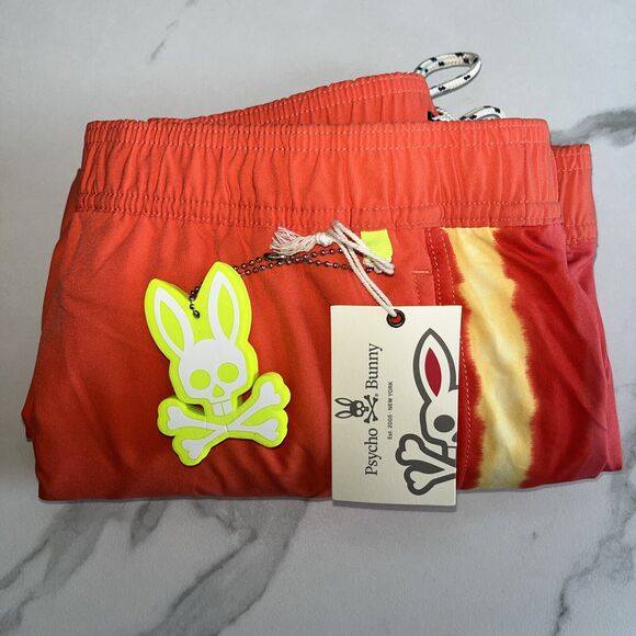 NWT Psycho Bunny Holkham Board Shorts Swim Suit Trunks Big Sz 6XL MSRP $140 - Picture 12 of 12